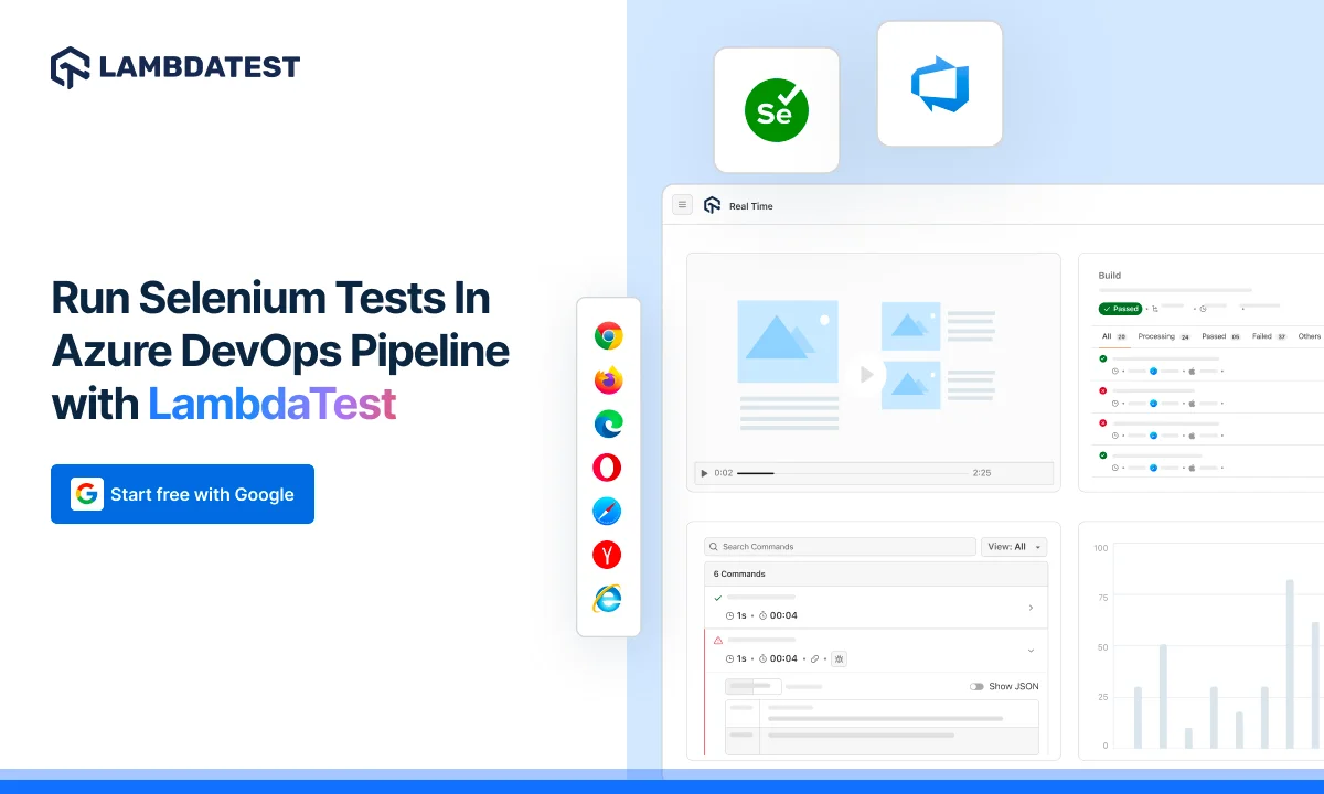 Run Selenium Tests In Azure DevOps Pipeline | TestMu AI (Formerly ...