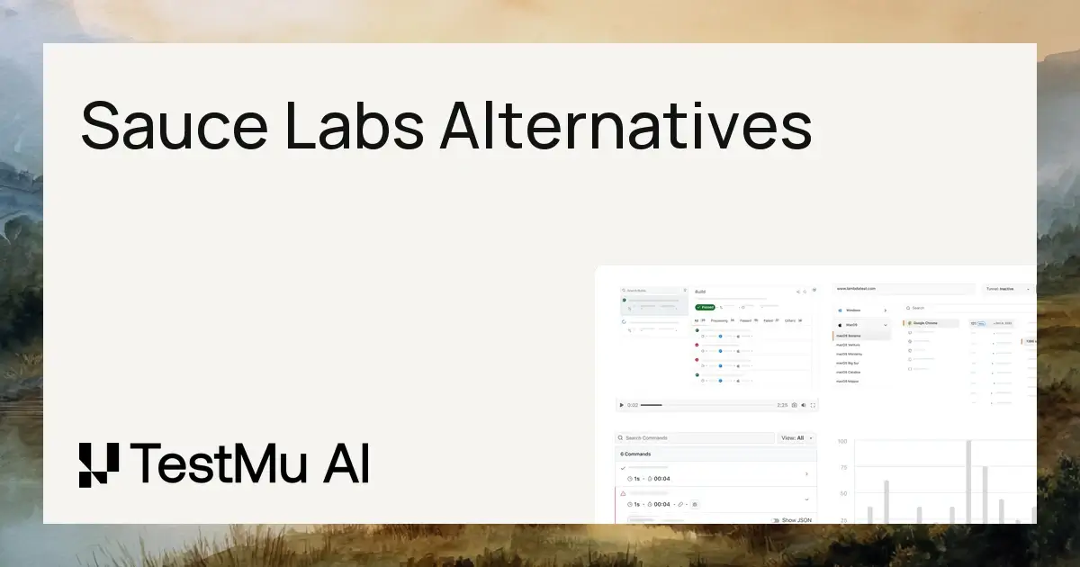 Top 9 Sauce Labs Alternatives in 2026 | TestMu AI (Formerly LambdaTest)
