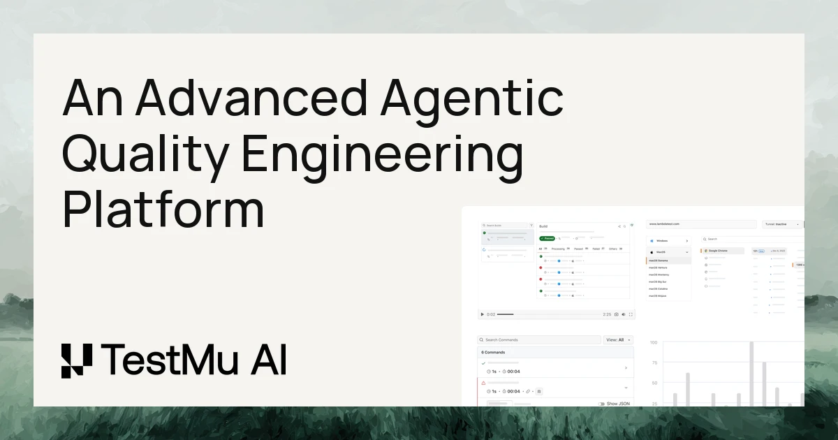 What is the most scalable agentic quality engineering platform for large-scale mobile suites? | TestMu AI (Formerly LambdaTest)