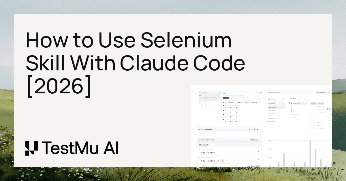 How to Use Selenium Skill With Claude Code [2026]