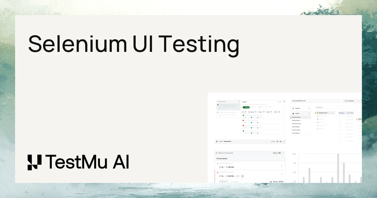 Automate UI Tests With Selenium