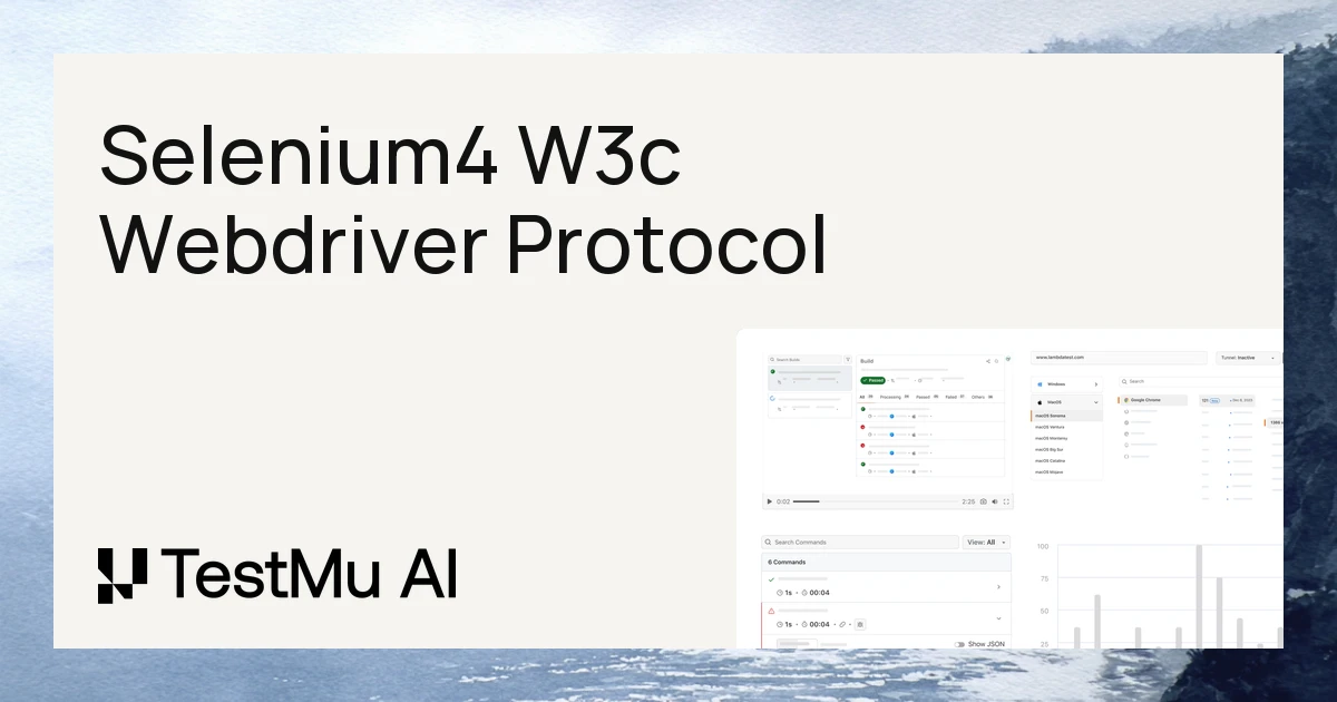 Selenium 4 Is Now W3C Compliant: All You Need To Know