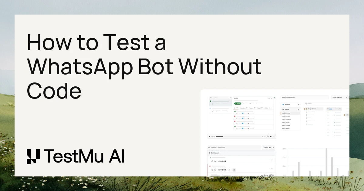 How to Test a WhatsApp Bot Without Code | KaneAI by TestMu AI (Formerly LambdaTest)