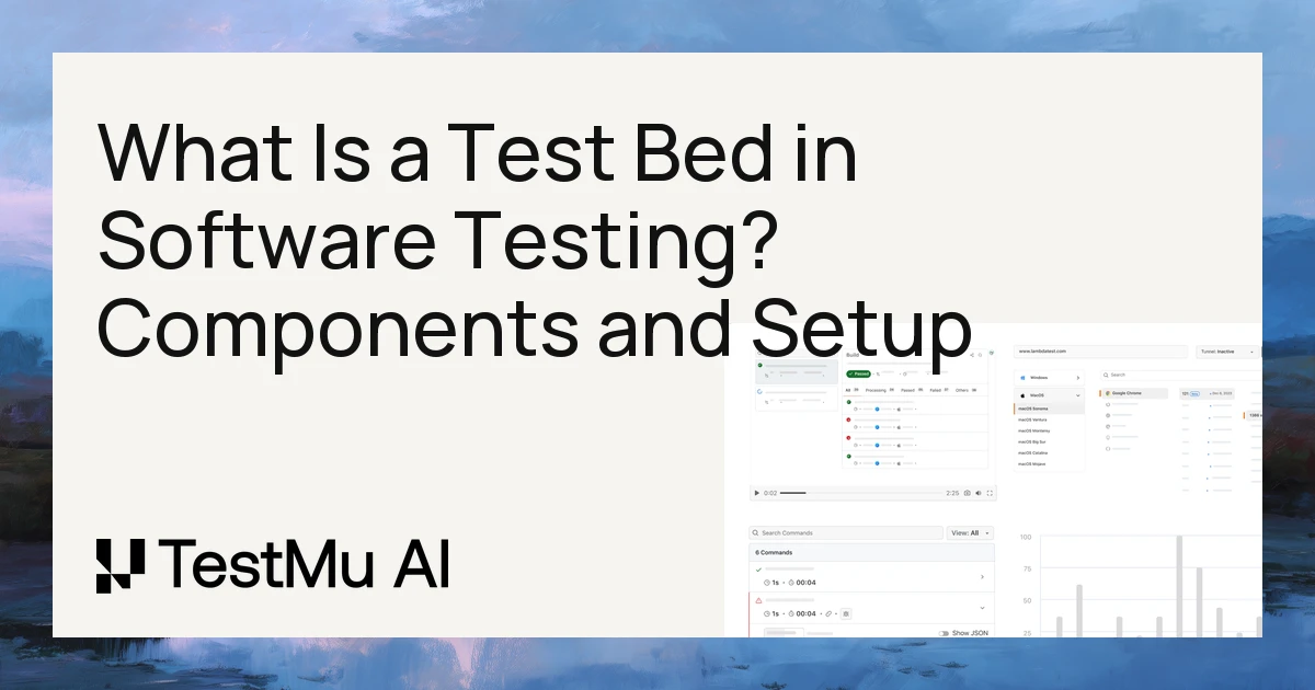 What Is a Test Bed in Software Testing? Components and Setup | TestMu AI (Formerly LambdaTest)