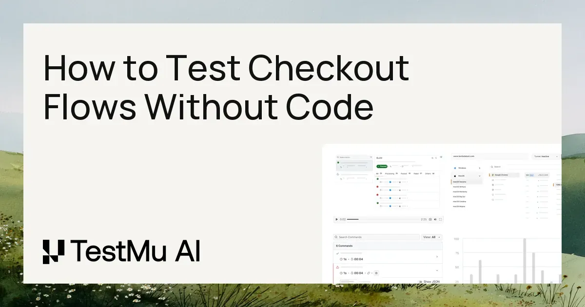 How to Test Checkout Flows Without Code | KaneAI by TestMu AI (Formerly LambdaTest)