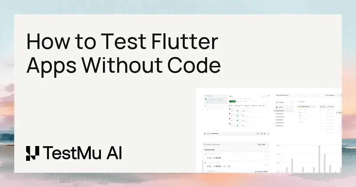 How to Test Flutter Apps Without Code | KaneAI by TestMu AI (Formerly LambdaTest)