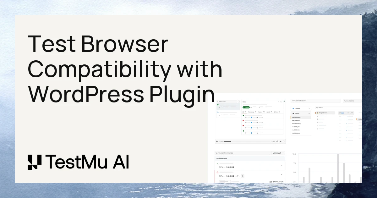 Test Browser Compatibility With WordPress Plugin
