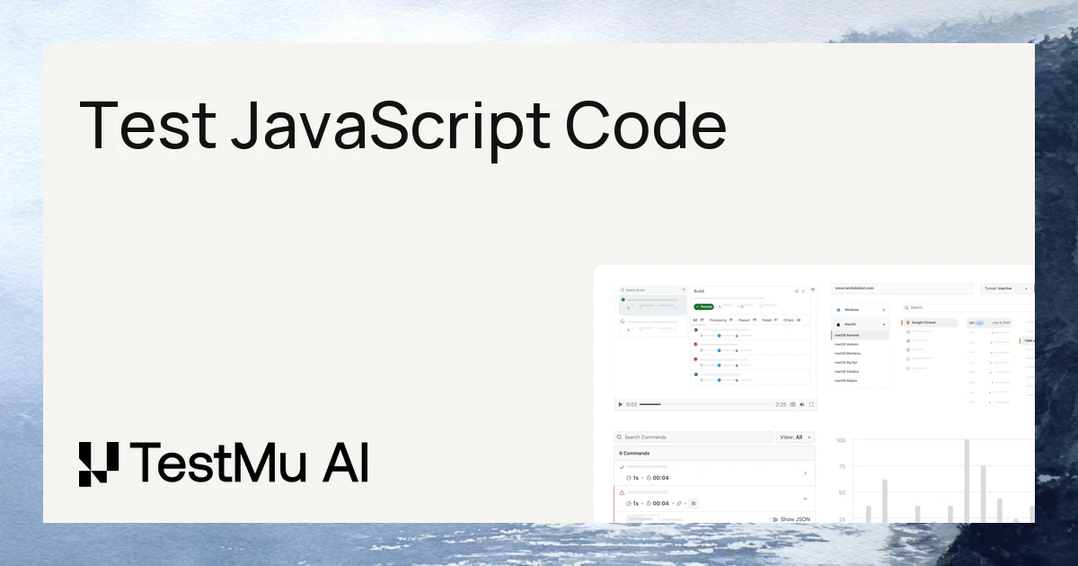 Best 13 Tools To Test JavaScript Code