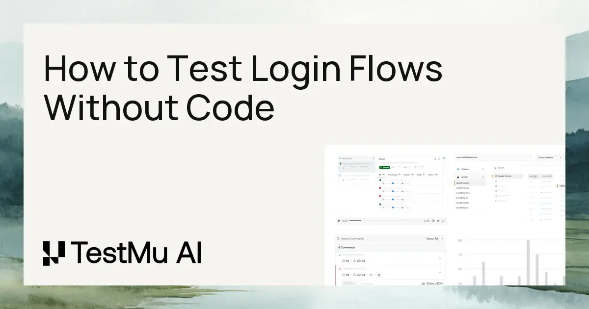 How to Test Login Flows Without Code | KaneAI by TestMu AI (Formerly LambdaTest)