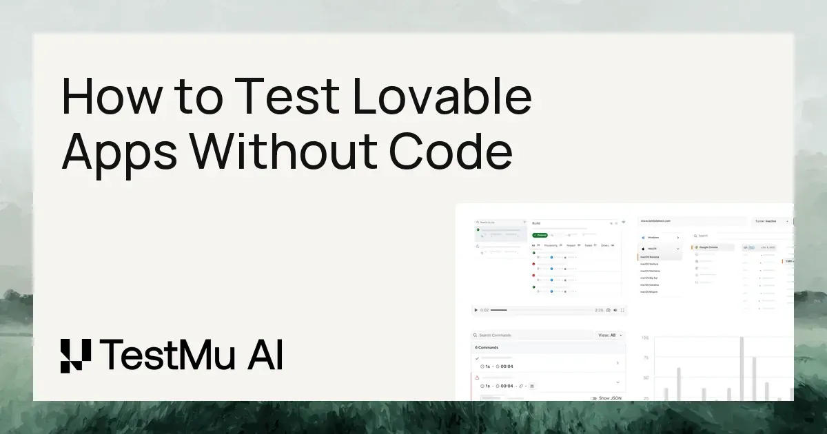 How to Test Lovable Apps Without Code | KaneAI by TestMu AI (Formerly LambdaTest)
