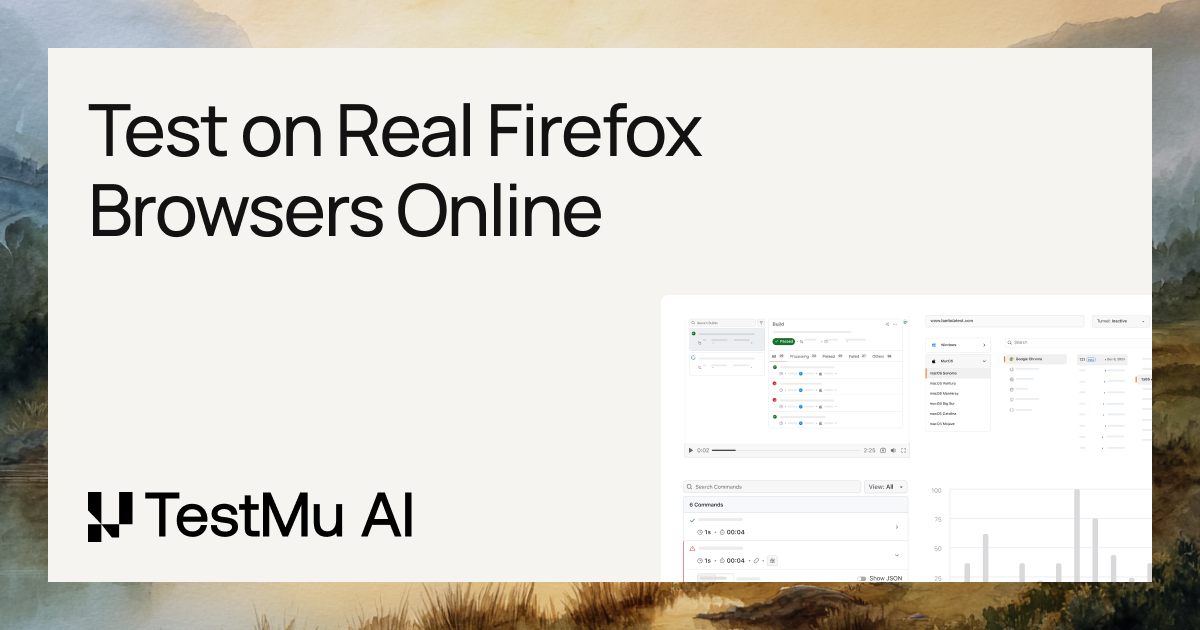 Test on Firefox Browser Online | No Emulator - Real Device Test | TestMu AI