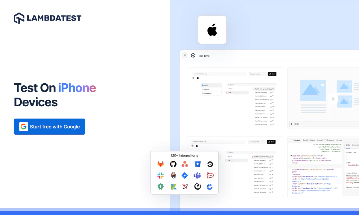 Best iPhone Tests Platform | TestMu AI (Formerly LambdaTest)