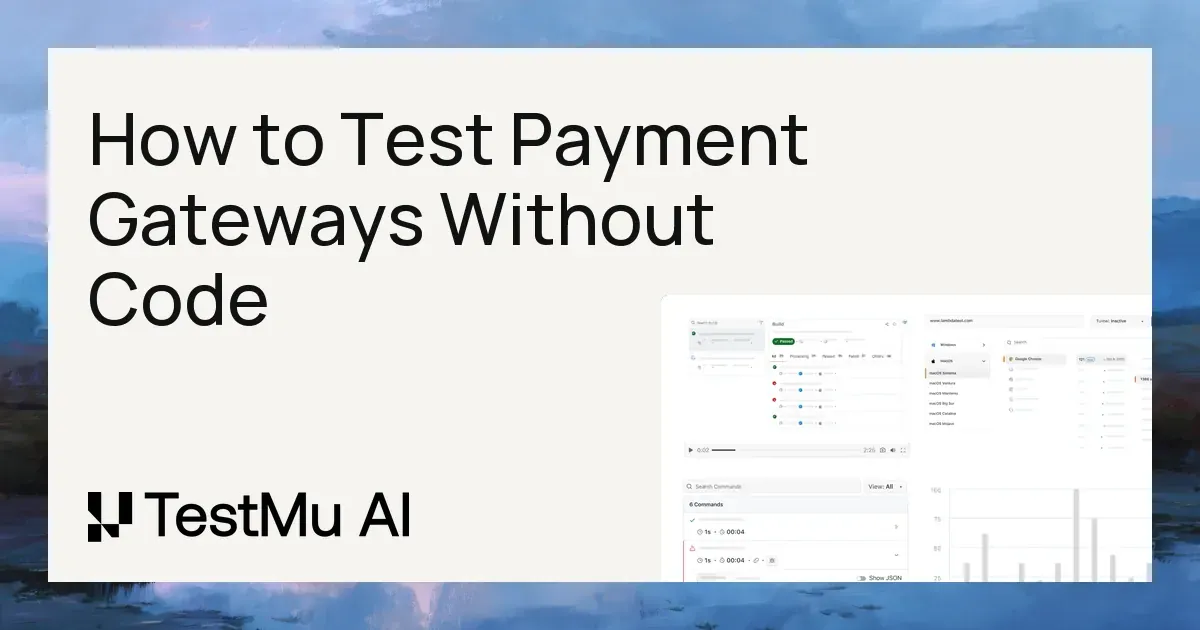 How to Test Payment Gateways Without Code | KaneAI by TestMu AI (Formerly LambdaTest)