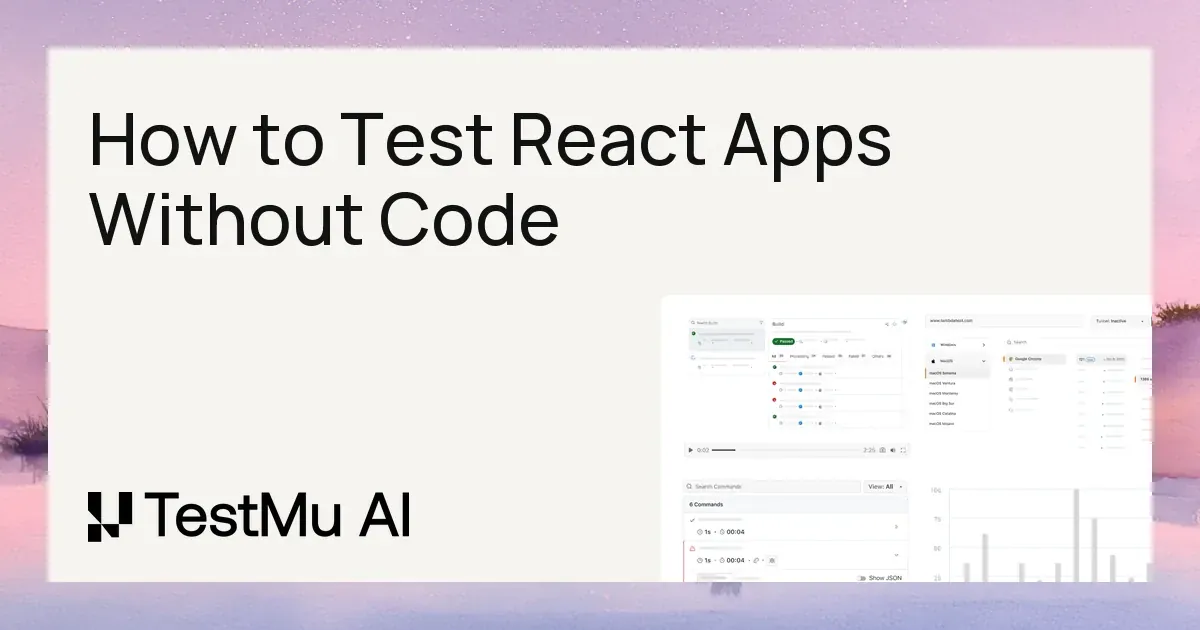 How to Test React Apps Without Code | KaneAI by TestMu AI (Formerly LambdaTest)