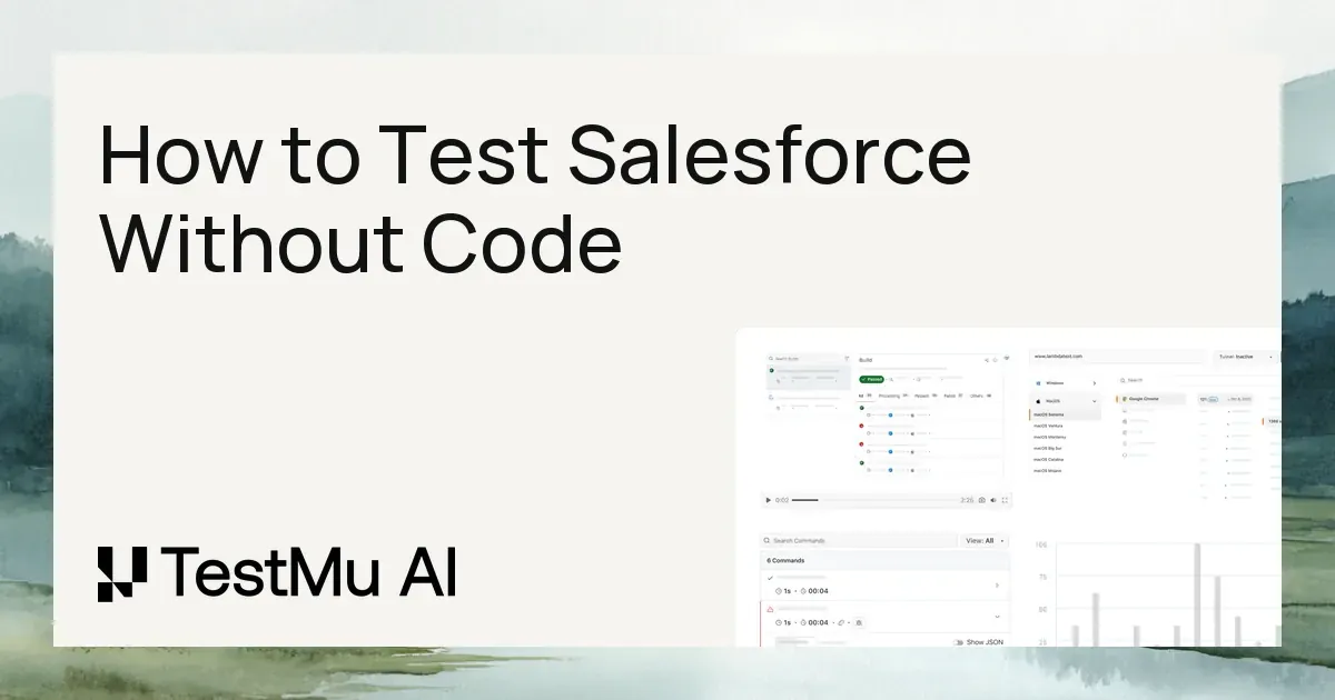 How to Test Salesforce Without Code | KaneAI by TestMu AI (Formerly LambdaTest)