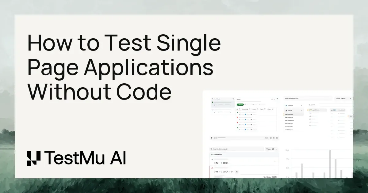 How to Test Single Page Applications Without Code | KaneAI by TestMu AI (Formerly LambdaTest)