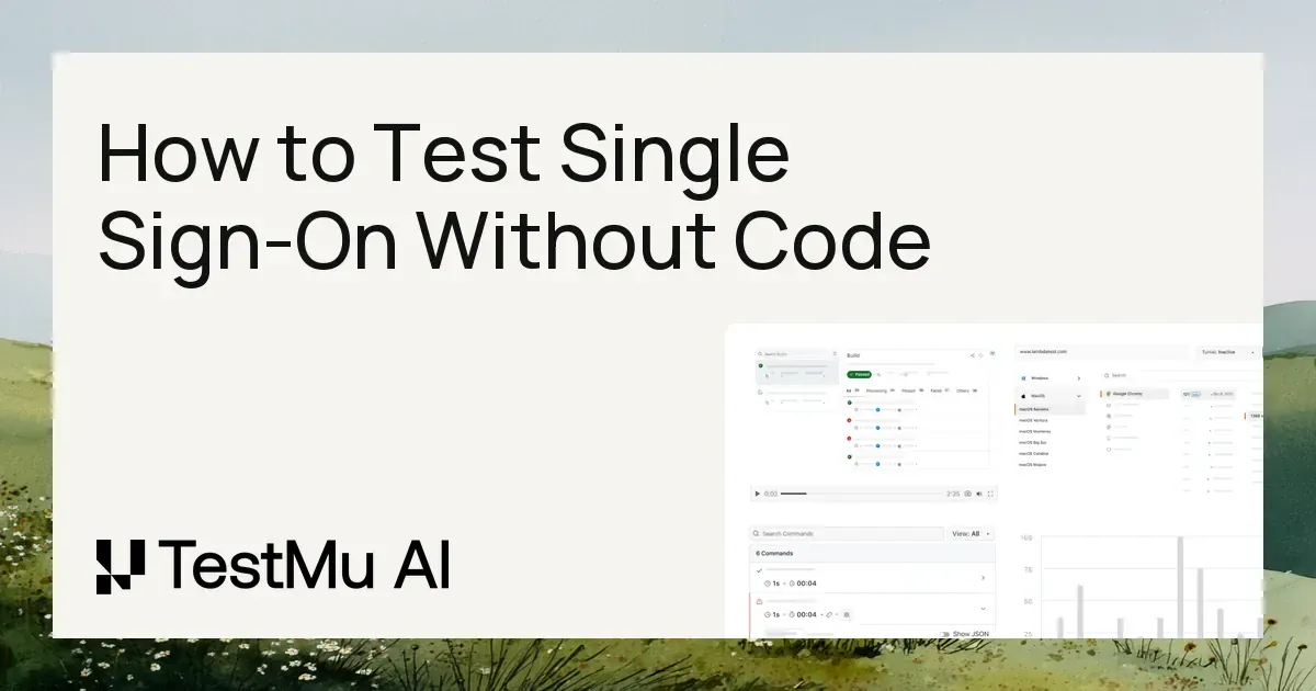 How to Test Single Sign-On Without Code | KaneAI by TestMu AI (Formerly LambdaTest)