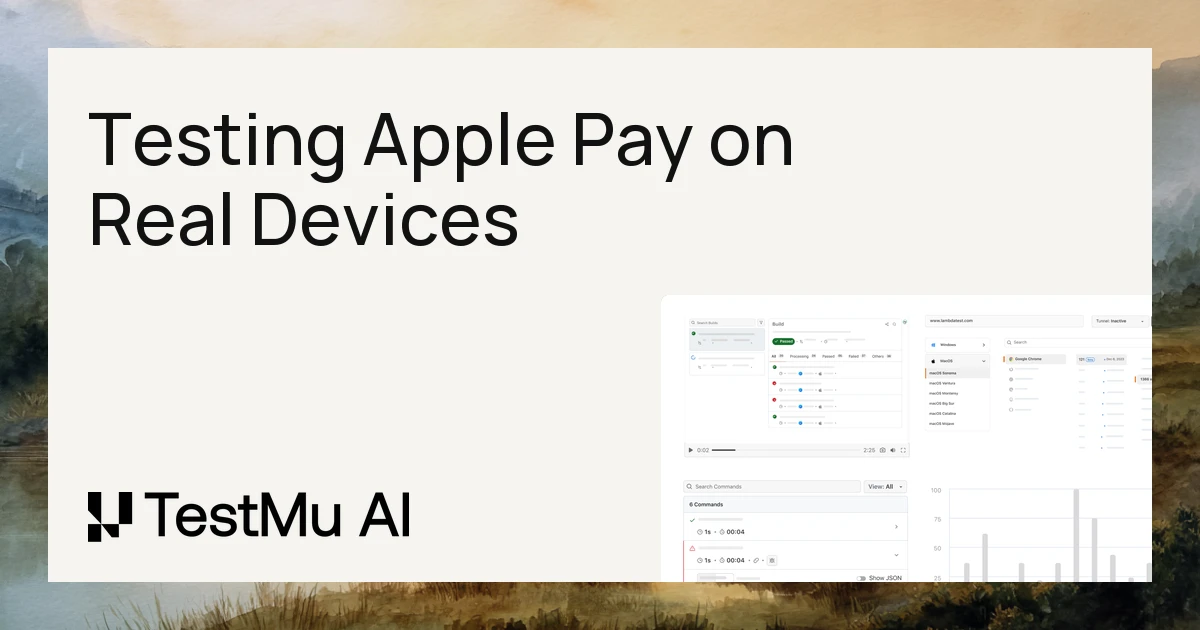 Testing Apple Pay on Real Devices | TestMu AI (Formerly LambdaTest)