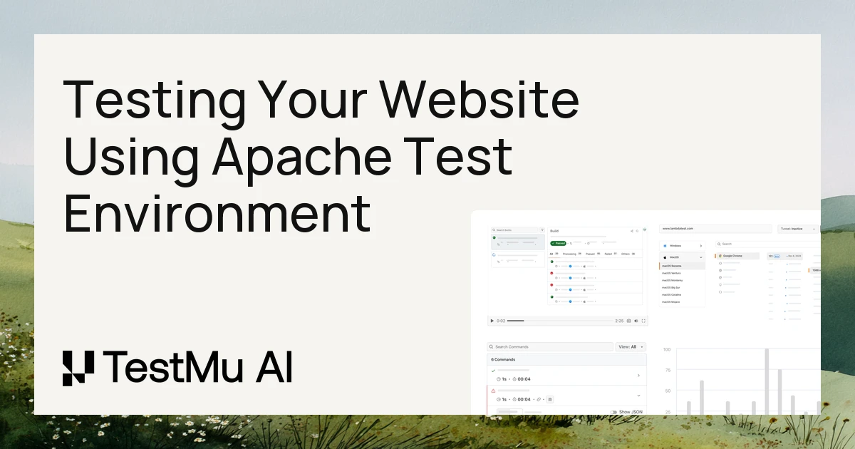 Test your Website using Apache Test Environment