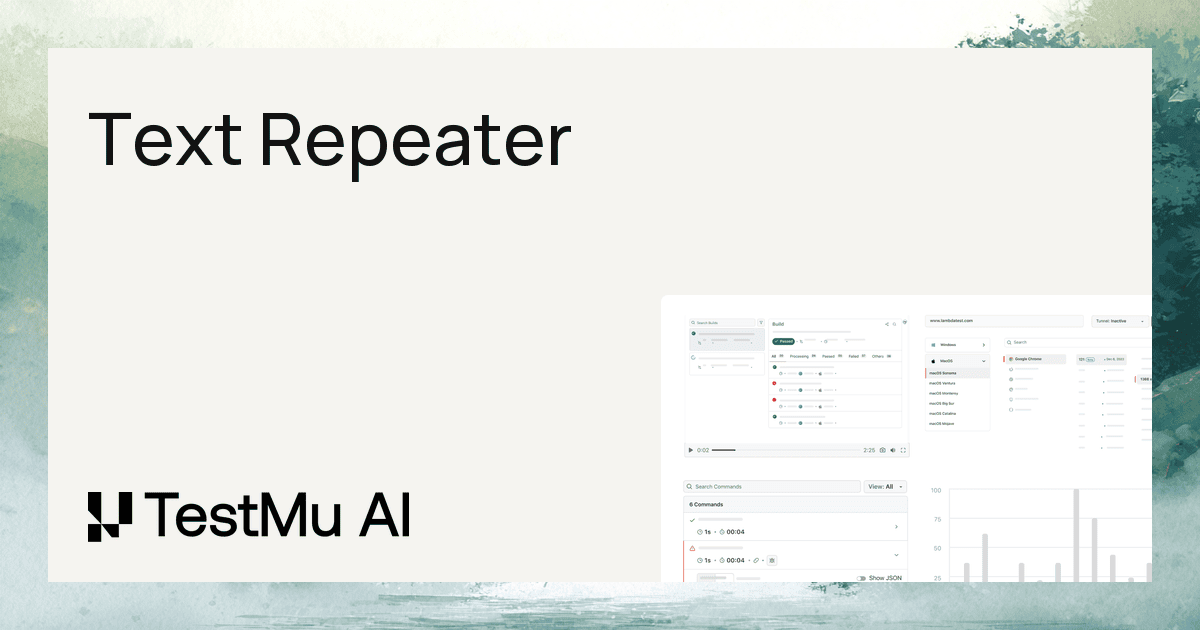 Text Repeater Online Tool