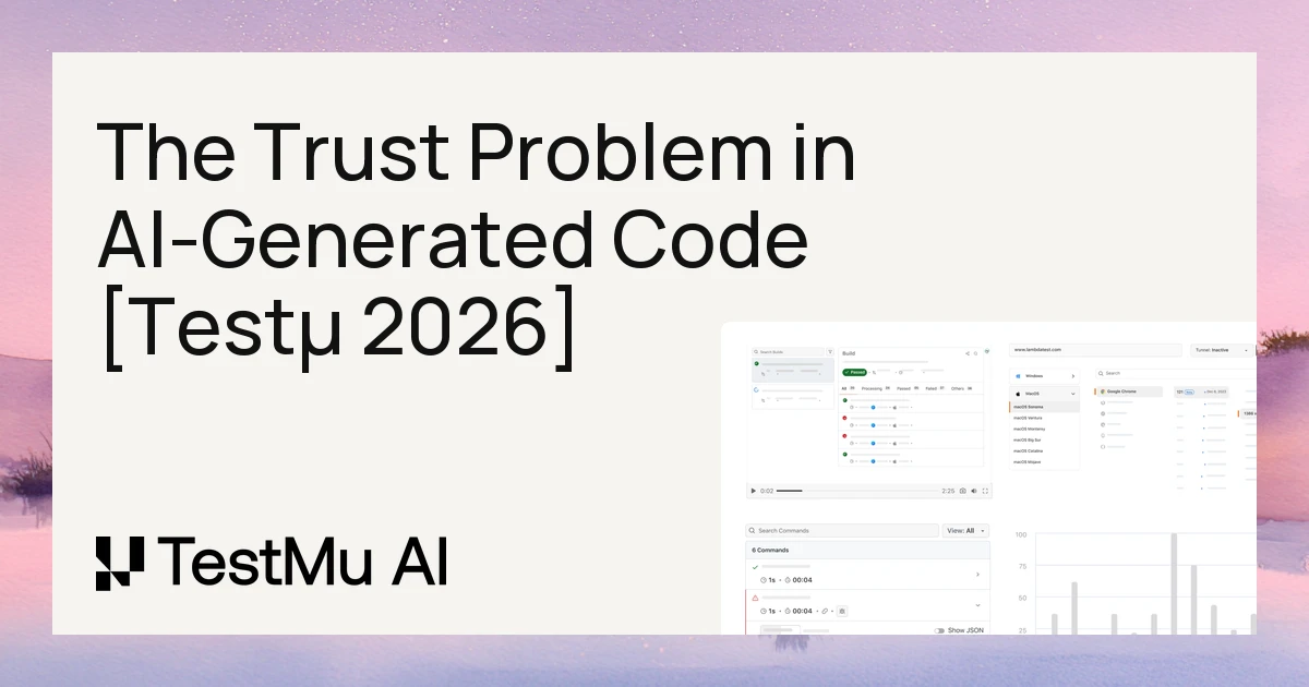 Designing Quality Frameworks for AI-Generated Code [Testμ 2026]