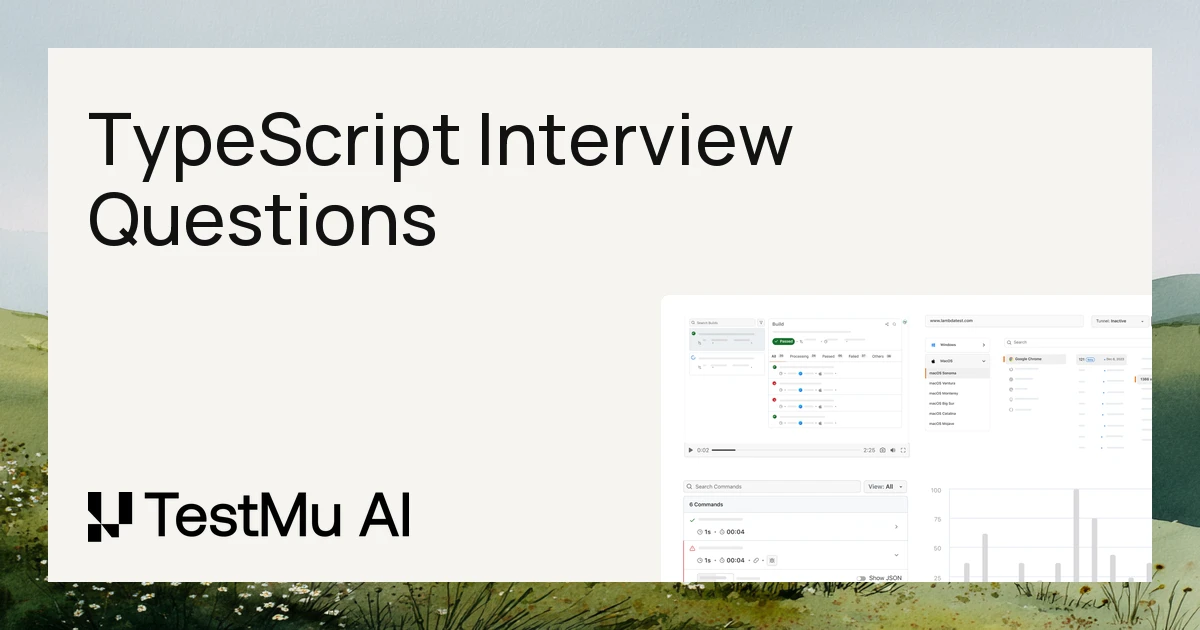 Top 70+ TypeScript Interview Questions and Answers [2026]
