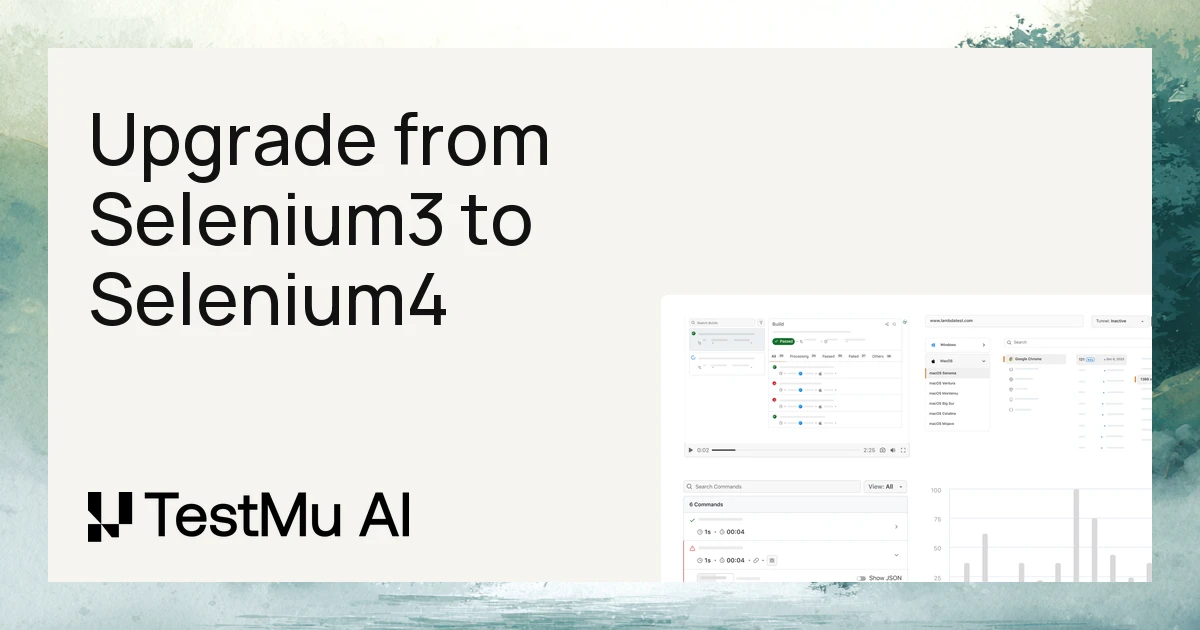 How To Upgrade From Selenium 3 To Selenium 4?