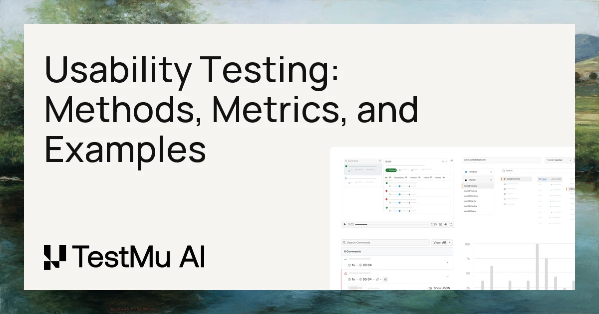 Usability Testing: Methods, Metrics, and Examples