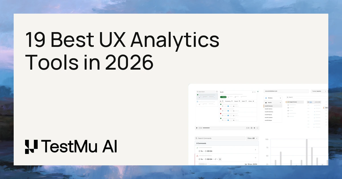 19 Best UX Analytics Tools in 2026