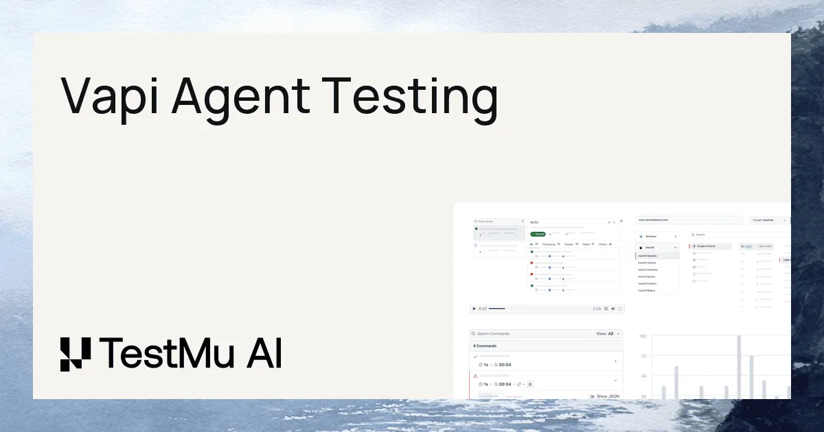 How to Test a Vapi Voice Agent | TestMu AI (Formerly LambdaTest)