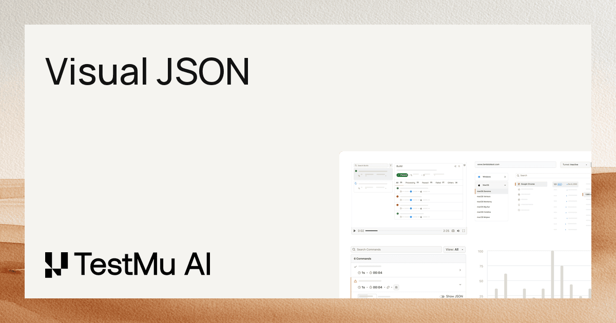 Free Visual JSON Tool Online | Interactive JSON Tree Viewer | TestMu AI