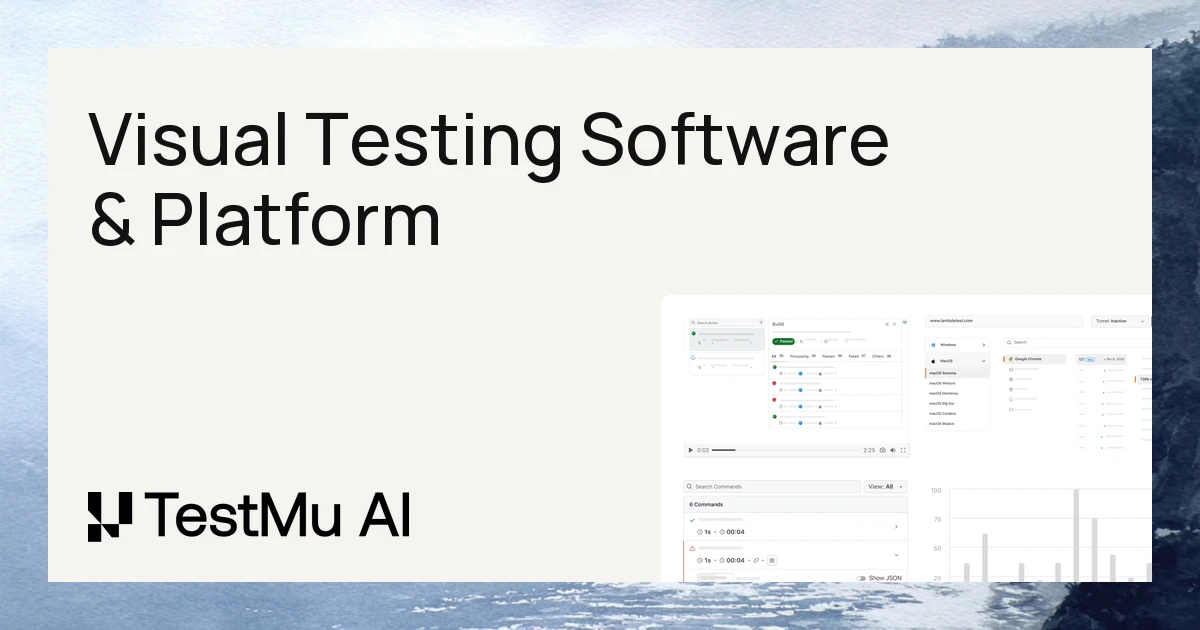 Visual Testing Software & Platform | TestMu AI (Formerly LambdaTest)