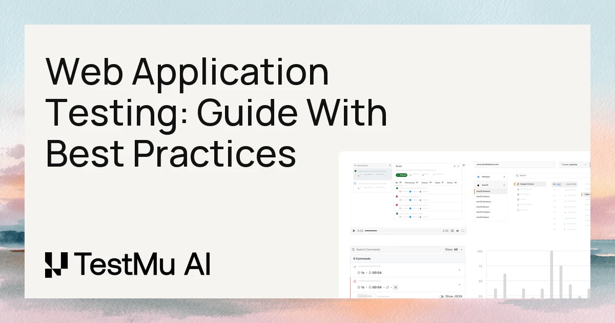 Web Application Testing: Guide With Best Practices