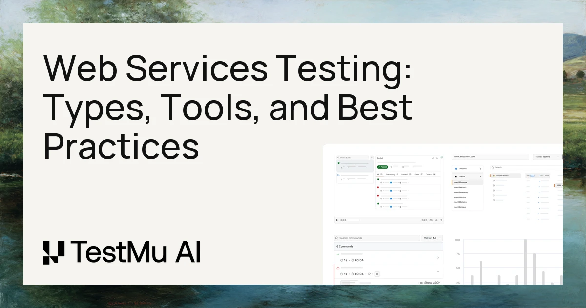 Web Services Testing: Types, Tools, and Best Practices