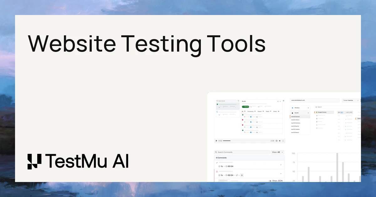 21 Best Website Testing Tools You Must Use in 2026 | TestMu AI (Formerly LambdaTest)