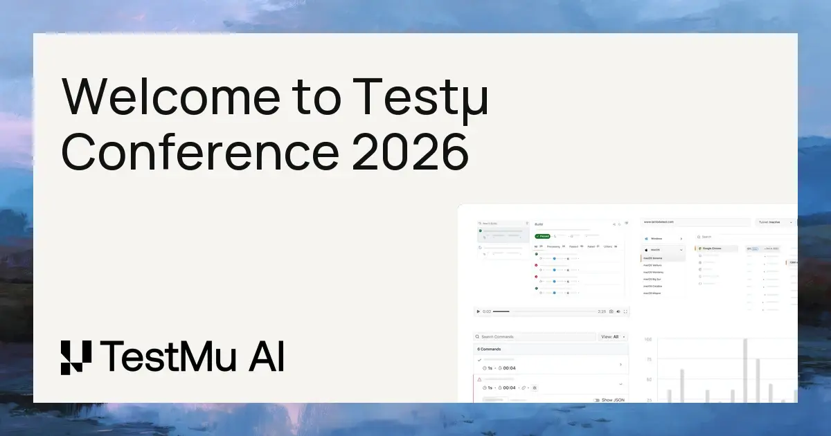 Welcome to Testμ Conference 2026: Three Days of the Agentic Shift 🚀 | TestMu AI (Formerly LambdaTest)