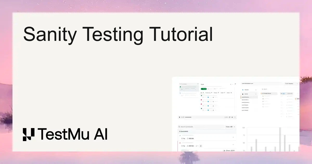 What is Sanity Testing in Software Testing? [With Examples]
