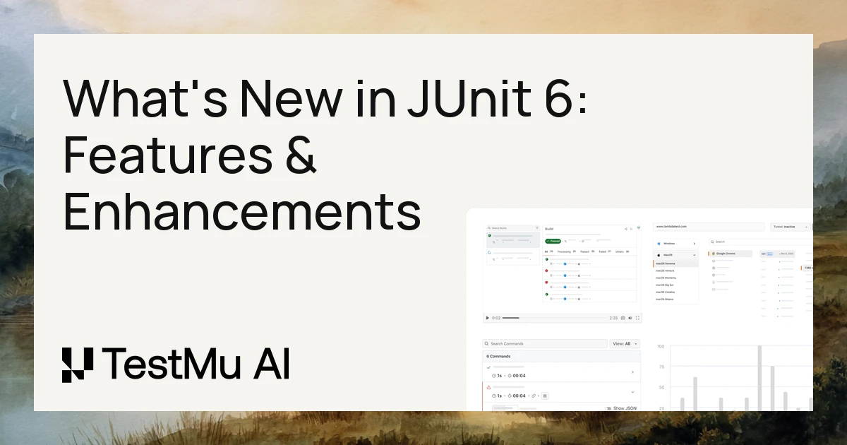 What's New in JUnit 6: Features & Enhancements | TestMu AI (Formerly LambdaTest)