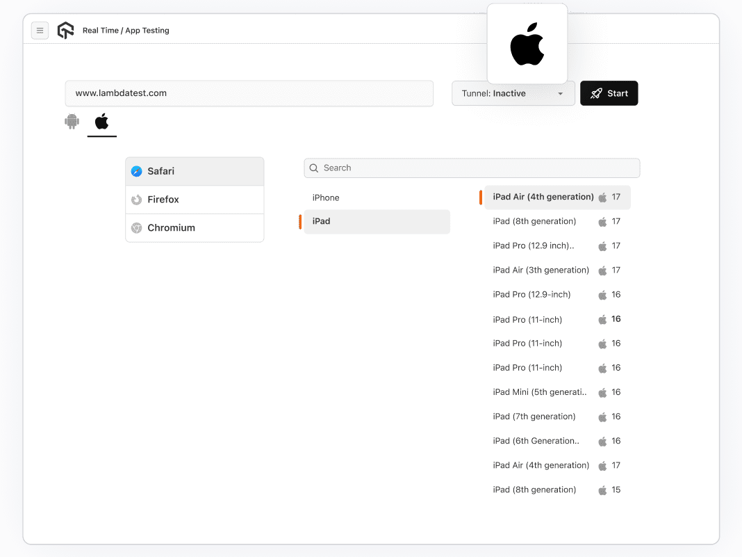 Live iPad Simulator Testing Live iPad Simulator Testing