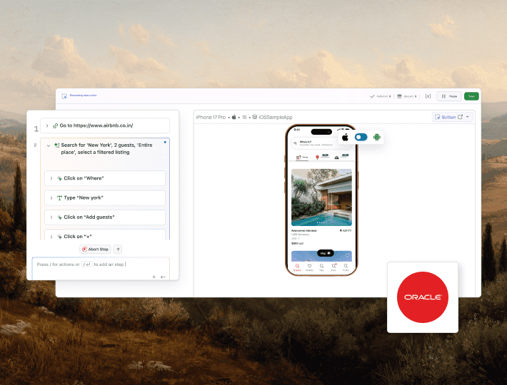 Test Oracle Websites on Real Devices