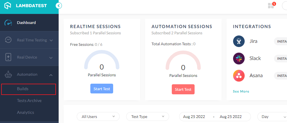perform automated testing perform automated testing