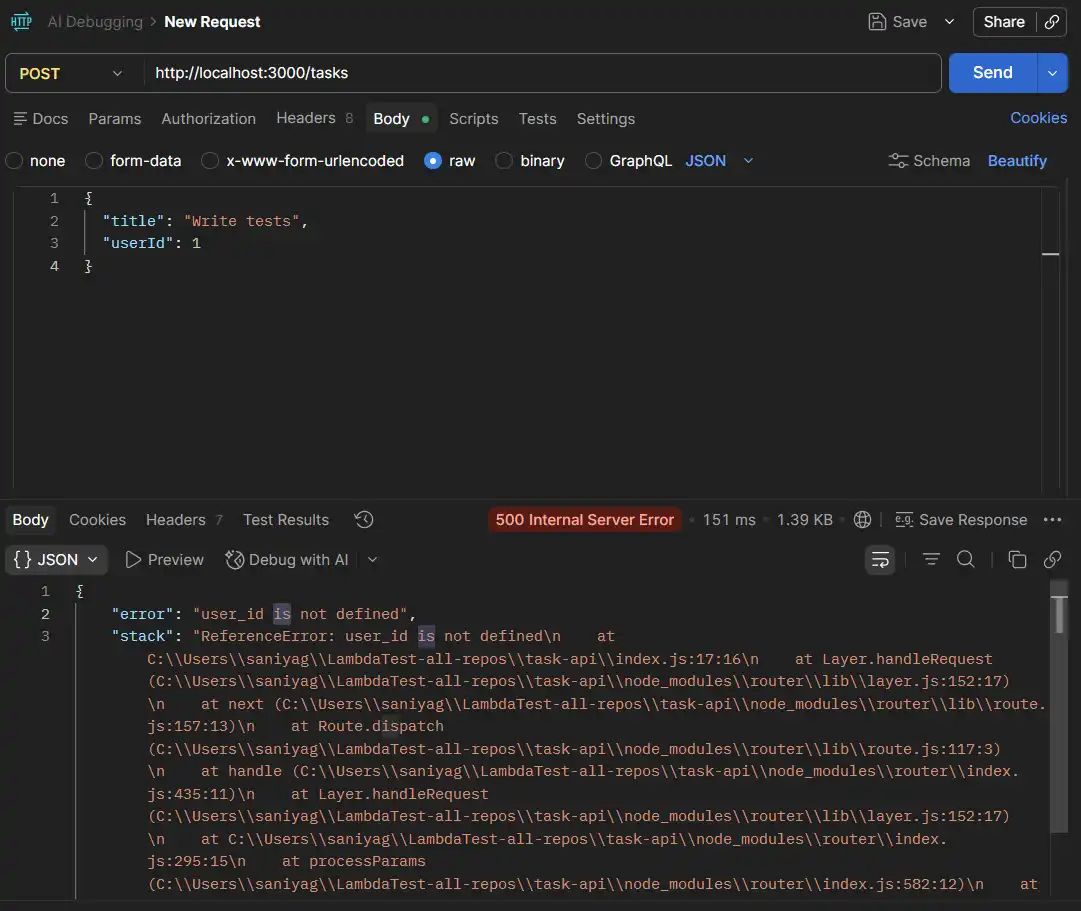 postman post request error result postman-post-request-error