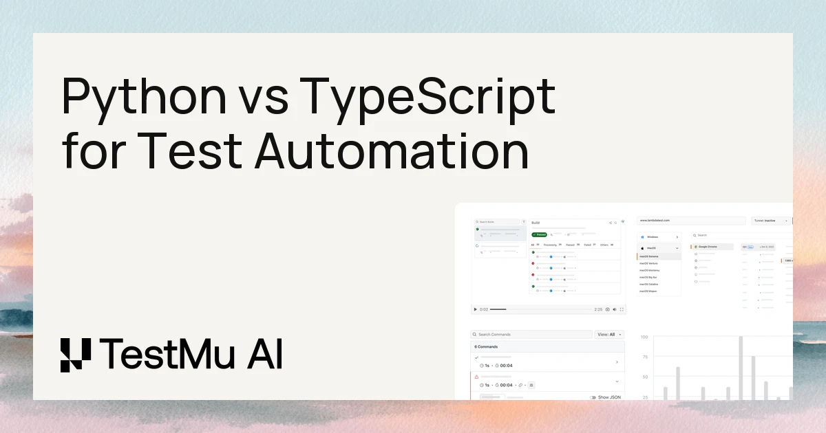 Python vs TypeScript for Test Automation: A Detailed Comparison