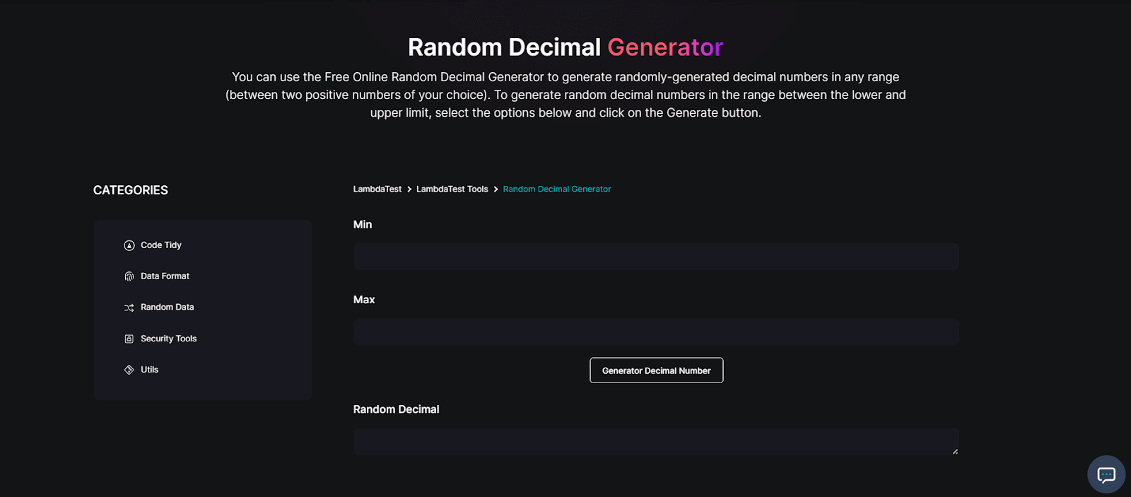 random-decimal-generator random-decimal-generator
