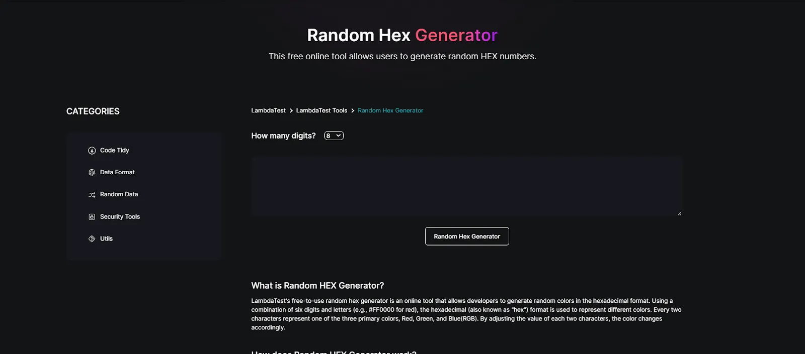 random-hex-generator
