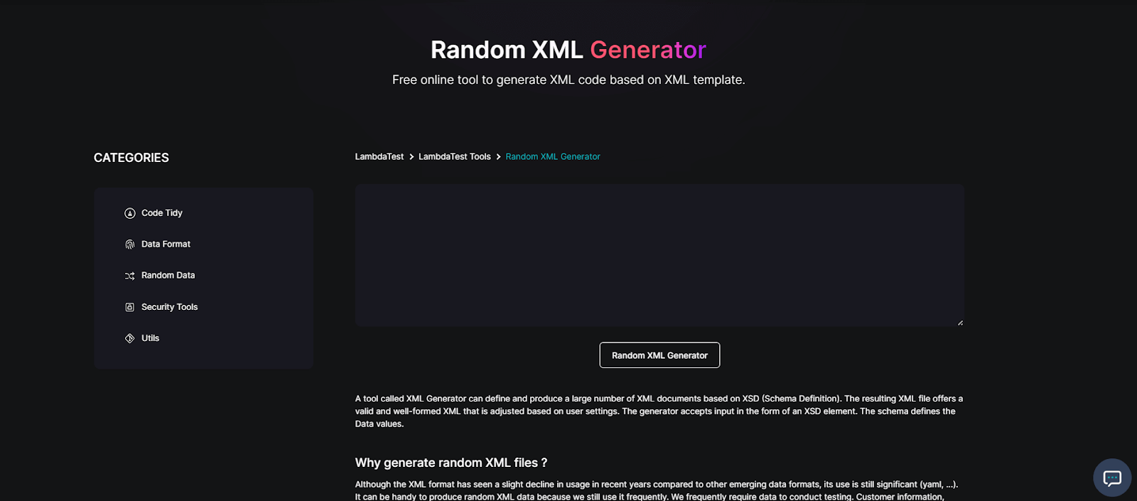 random-xml-generator random-xml-generator