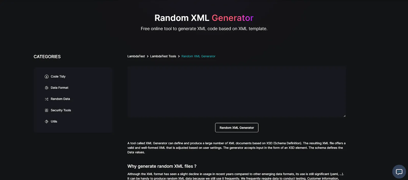 random-xml-generator