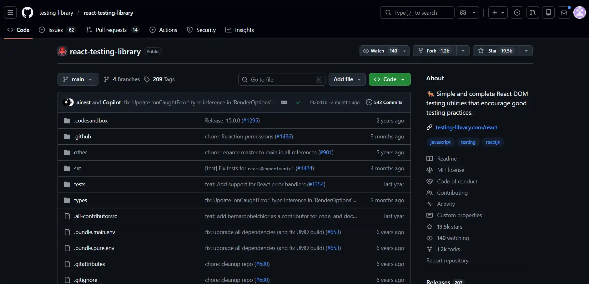 React Test Utils documentation and API overview