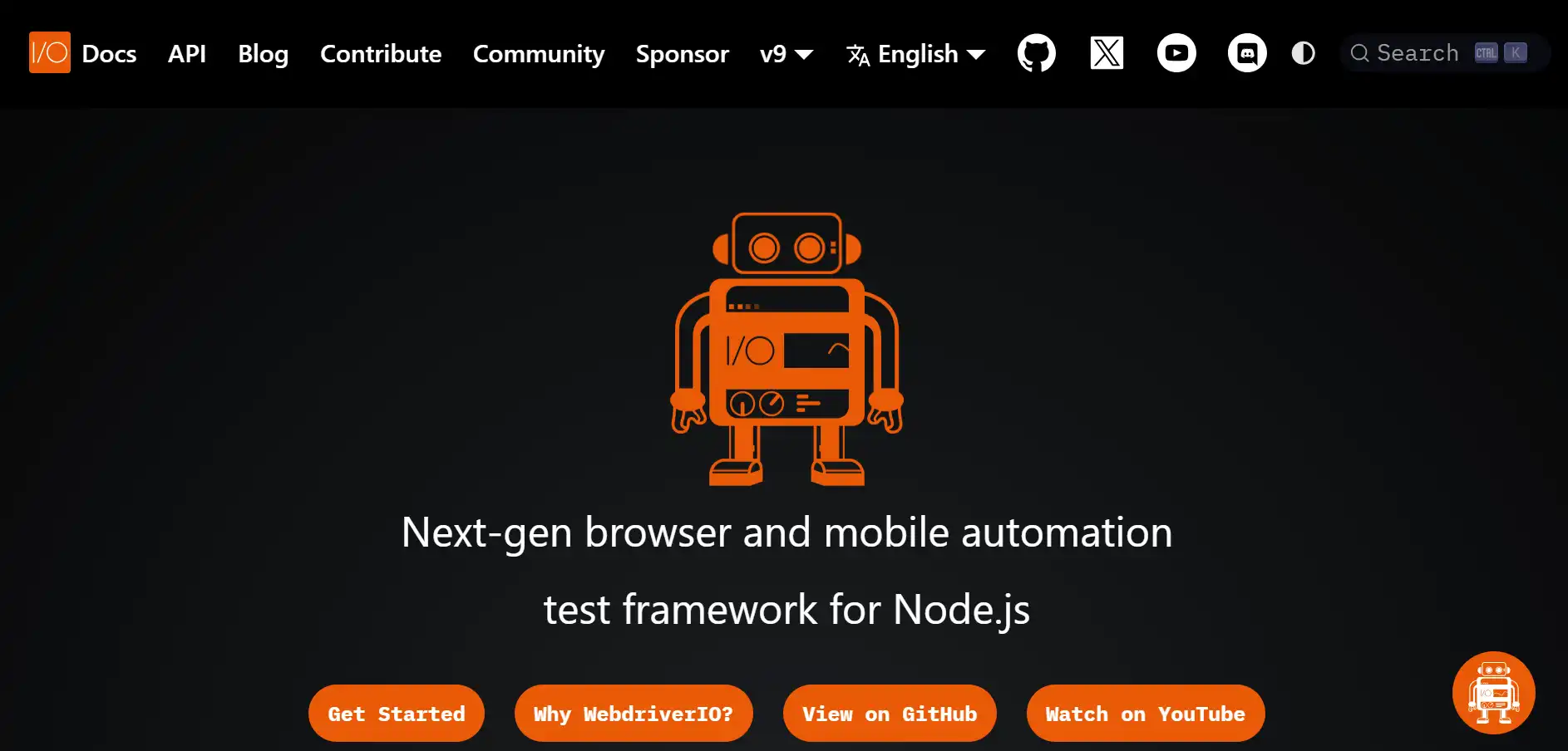 WebdriverIO browser automation for React component and E2E testing