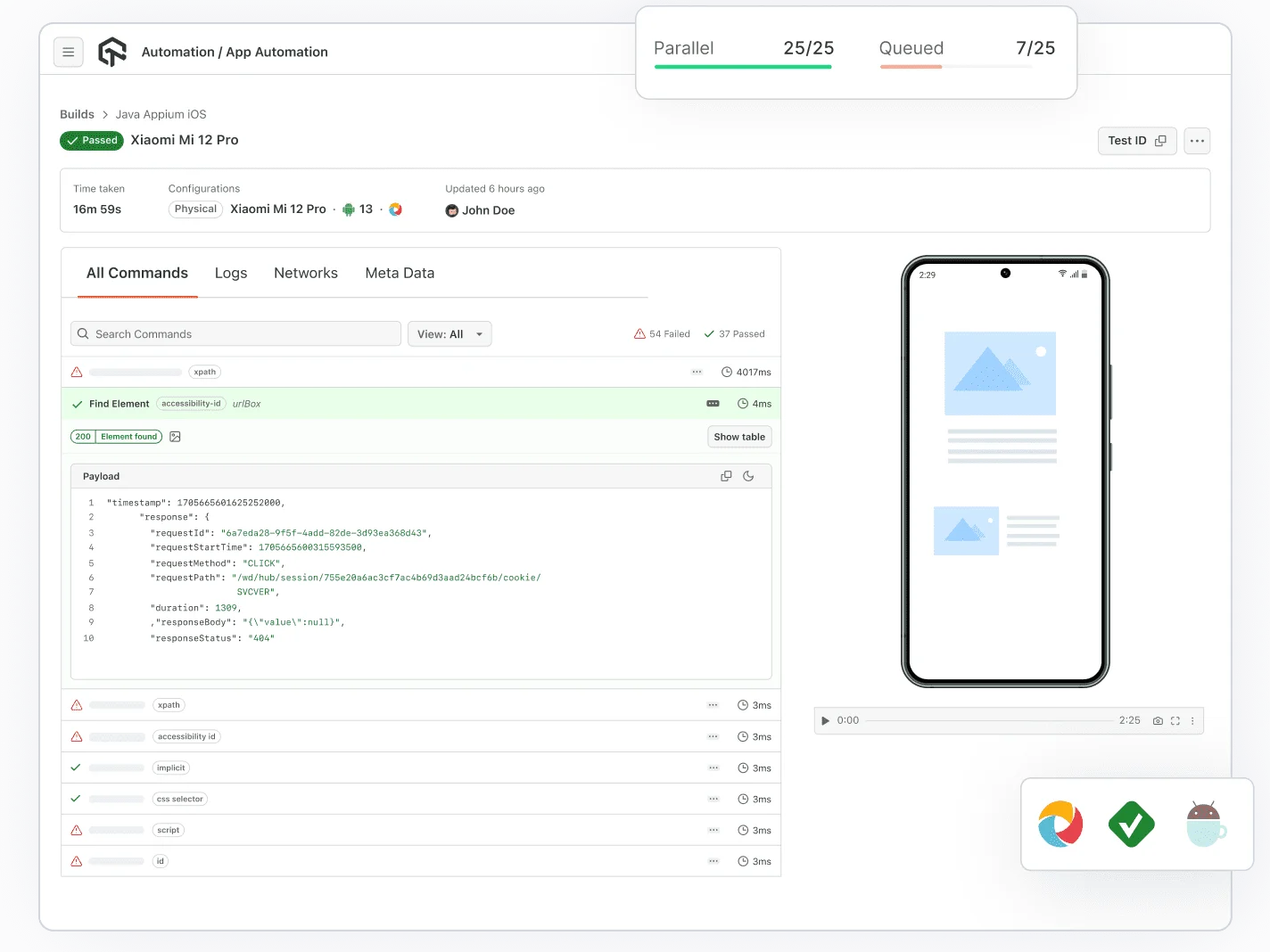 Run Automated Xiaomi Device Test Run Automated Xiaomi Device Test